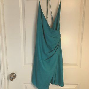 Haute Hippie "Pool" V neck Spaghetti Strap Dress
